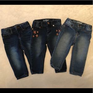 3/$20❗️ (3) Cat & Jack jeans bundle